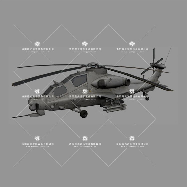 荣昌武装直升机3D模型